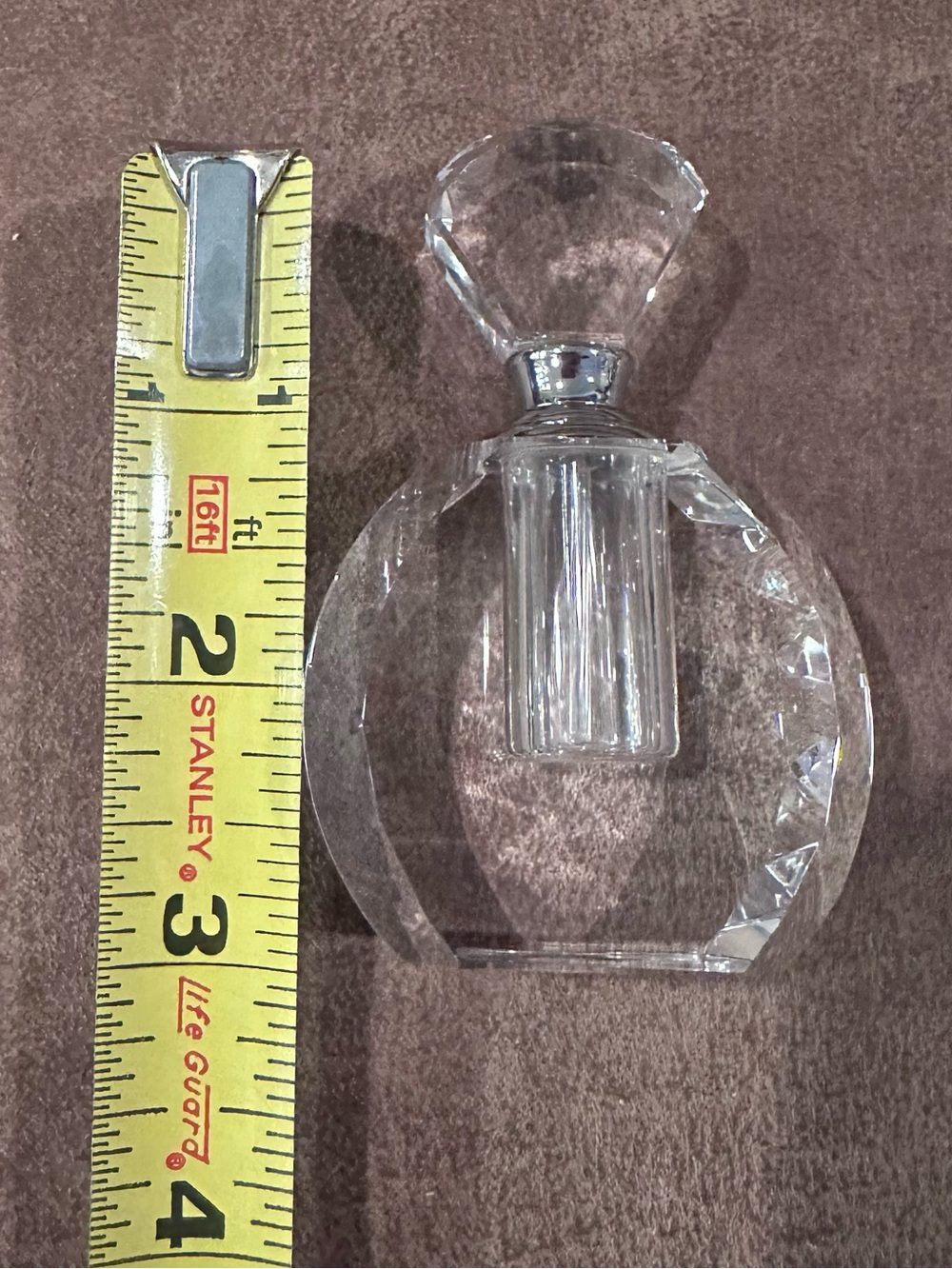 Mini Glass Perfume Bottle with Dauber - Picture 2 of 3